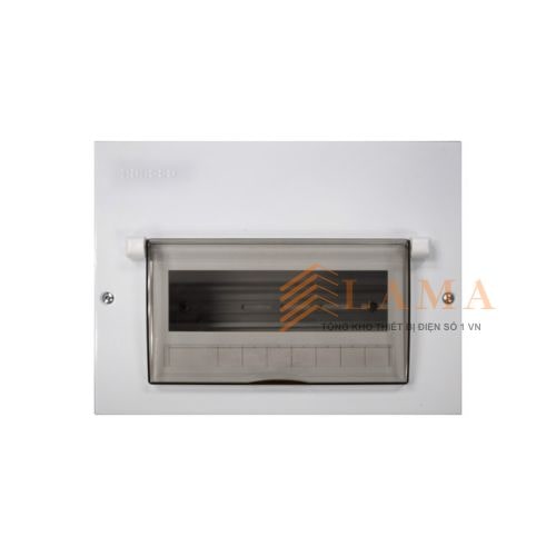 Tủ Điện Âm Tường 5 10 Modules Mặt + Đế Kim Loại NDP110 Nanoco