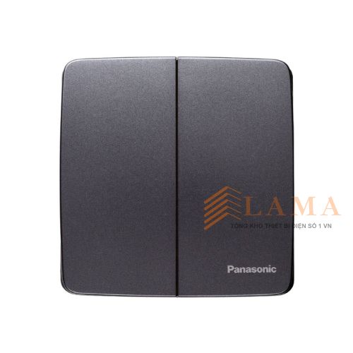 Bộ 2 Công Tắc C 2 Chiều Dòng Minerva Màu Xám Ánh Kim WMT504MYH VN